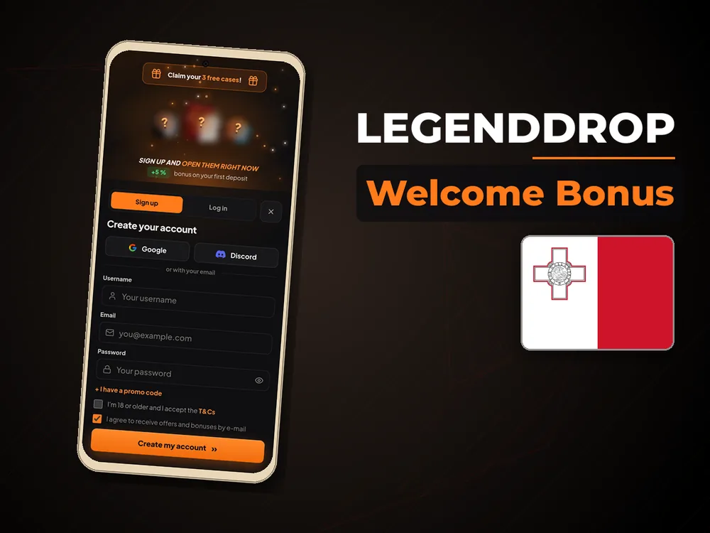 Legenddrop - Welcome Bonus