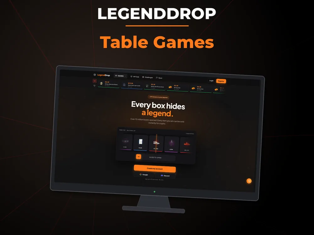 Legenddrop - Table Games